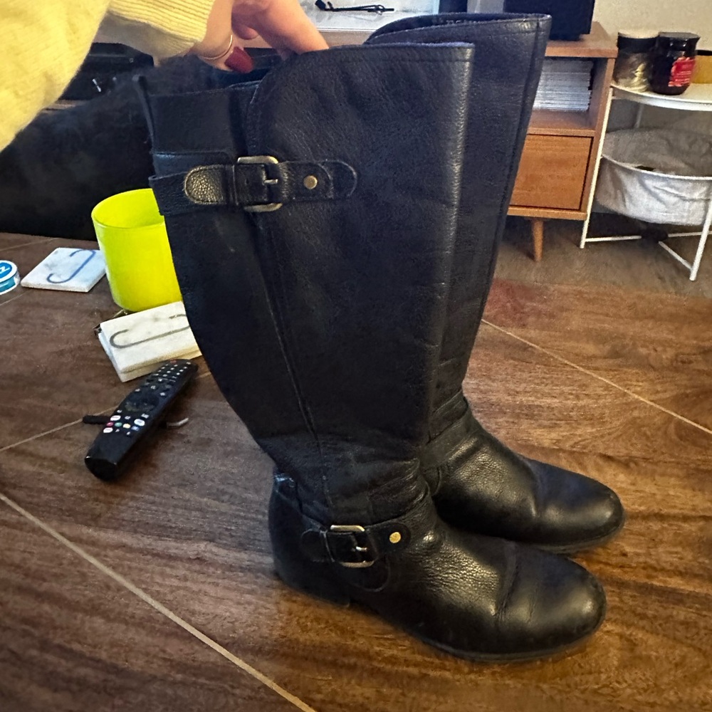 Naturalizer wide calf knee high boots